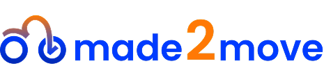 small Made2Move advertising logo